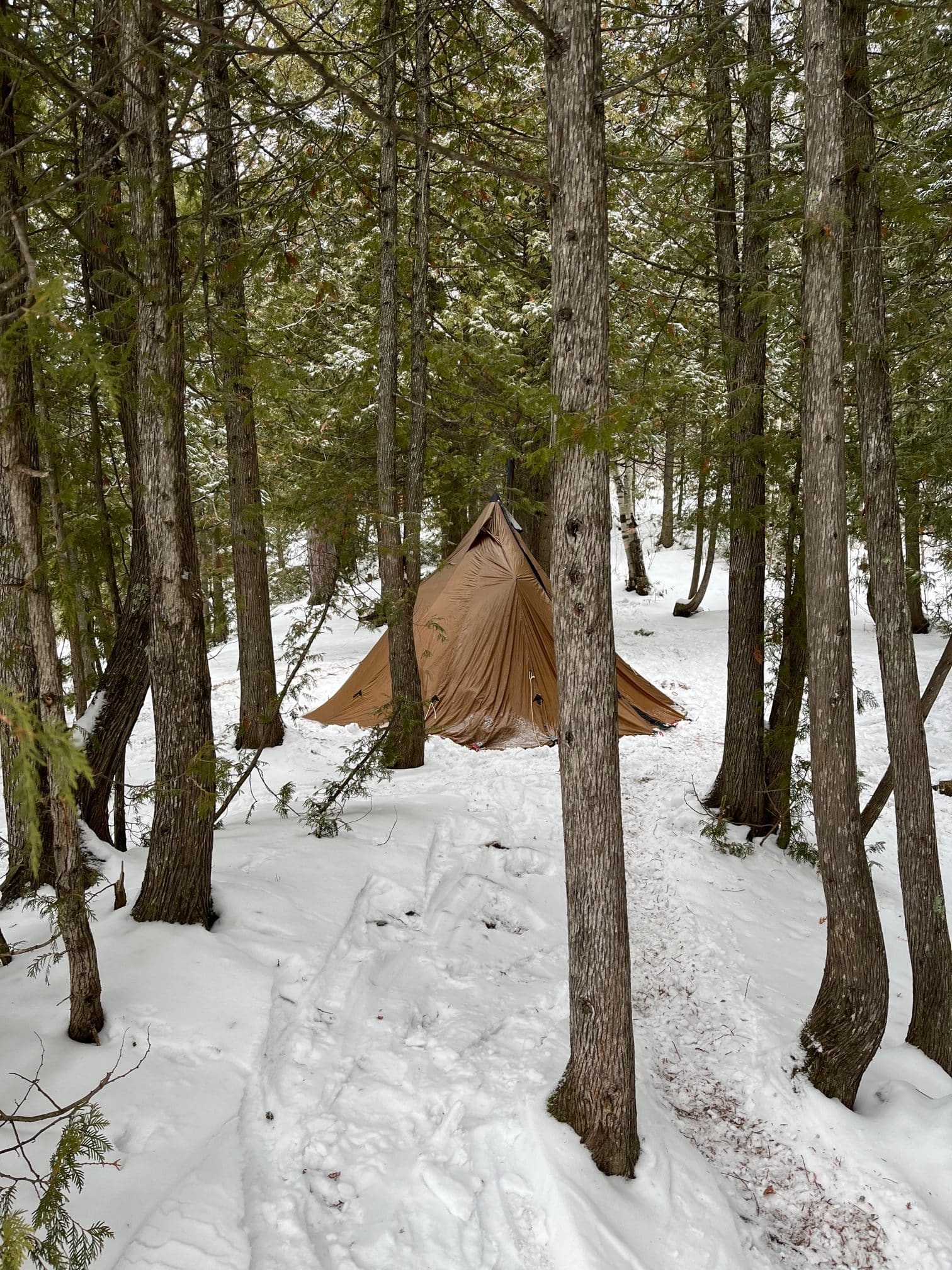 Lack of snow and moderate temperatures delight BWCA winter campers