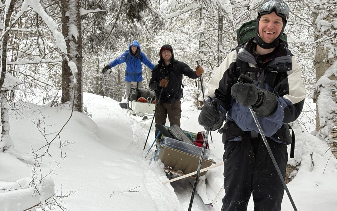 Winter Camping in the Boundary Waters After Epic Snowstorm