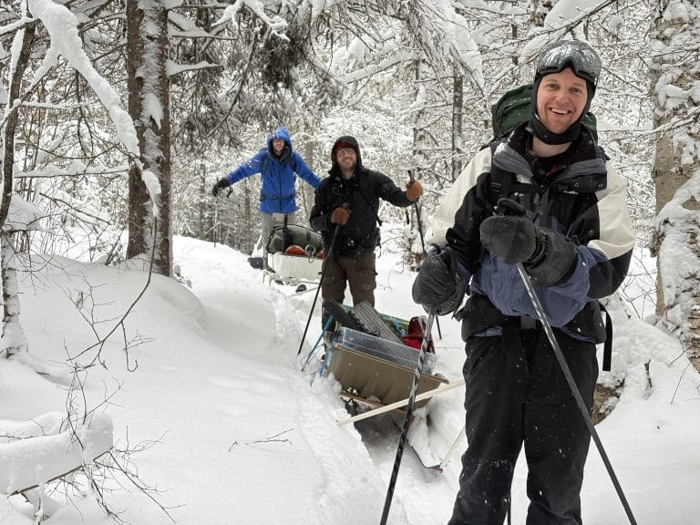 Winter Camping in the Boundary Waters After Epic Snowstorm
