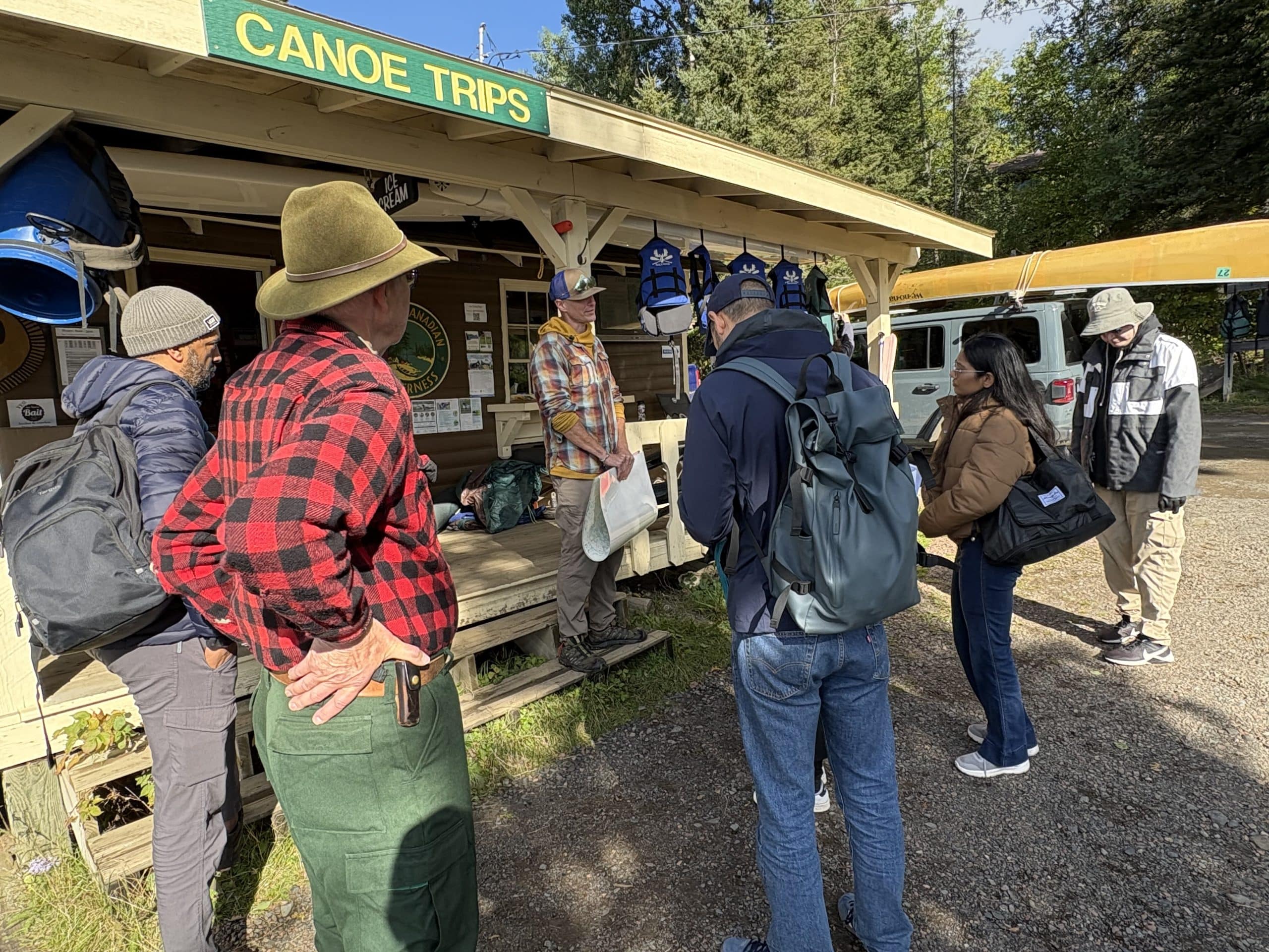 Paddling Canoes Near the BWCA With Journalists From Across the Globe